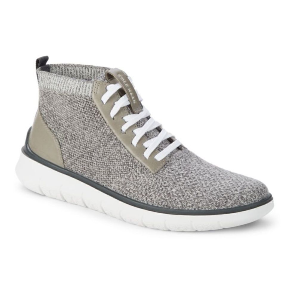 COLE HAAN Generation‎ Zero Grand High-Top Sock Sneakers, Sz 11 wide. B65